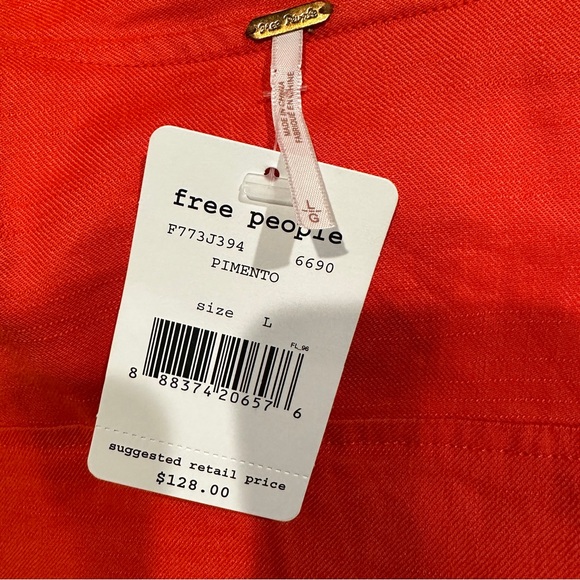 Free People Raw Femme Drape Front Jacket - Picture 5 of 5